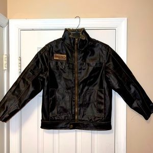 Hawke & Co Outfitters Boy’s Leather Jacket- Size: 8